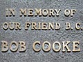 Reid Park Bob Cooke Plaque