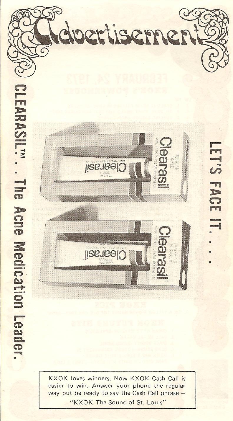KXOK 630 St Louis Survey 1973 02 24