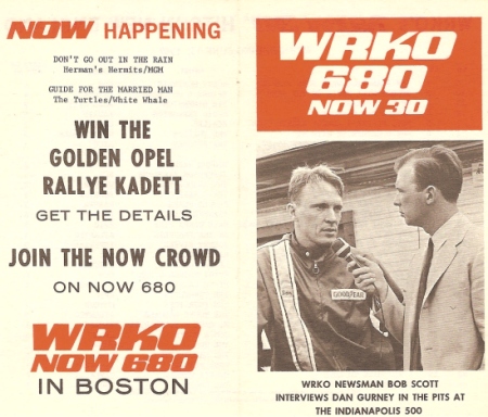 WRKO 680 Boston Survey 1967 06 15